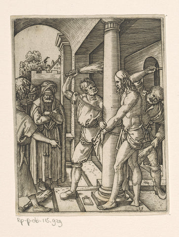 Flogging of Christ, Albrecht Dürer, 1511 - 1534 Canvas Print