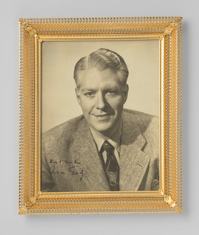 Portrait of actor Nelson Eddy, anonymous, 1930 - 1960 Canvas Print