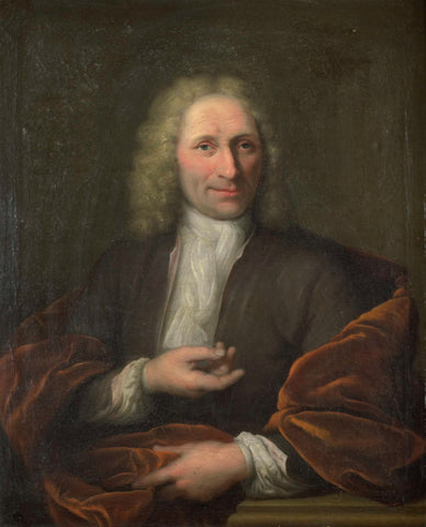 Portrait of a Man, Arnold Boonen (manner of), 1690 - 1750 Canvas Print