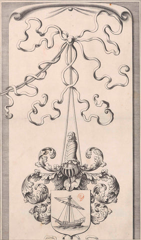 Left edge of a map of the Schieland Water Board (upper part), Johannes Vinckboons, 1660 Canvas Print