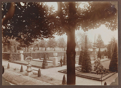 The 'French' garden south of wing VII-VIII, 1899 - 1910 Canvas Print