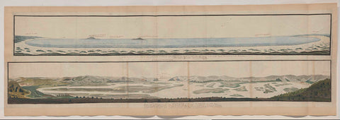 Panorama of the Knysna River and the defile through which it flows into the sea., Robert Jacob Gordon (possibly), 1778 - 1779 Canvas Print