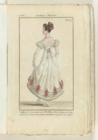 Journal des Dames et des Modes 1823, Costume Parisien (2127), anonymous, 1823 Canvas Print