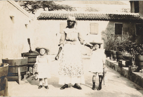 Ernita and Maria de Vries, Andries Augustus Boom, 1912 Canvas Print