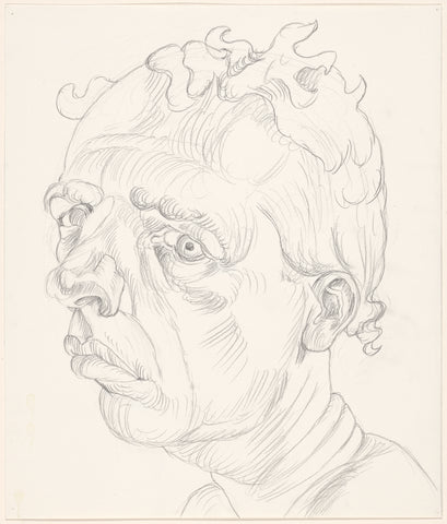 Self-portrait 1995 no. 49, Philip Akkerman, 1995 Canvas Print