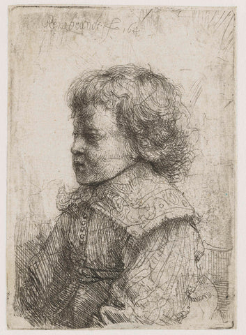 Portrait of a Boy, Rembrandt van Rijn, 1641 Canvas Print