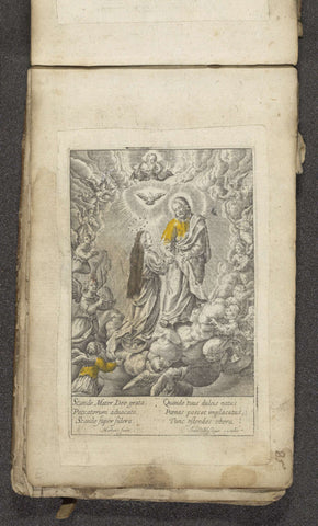 Ascension of Mary, Jean Matheus, 1590 - 1649 Canvas Print