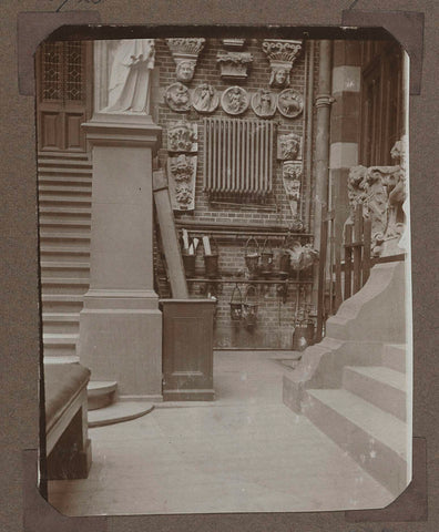 Entrance of the Western courtyard in 1923, 1923 Canvas Print