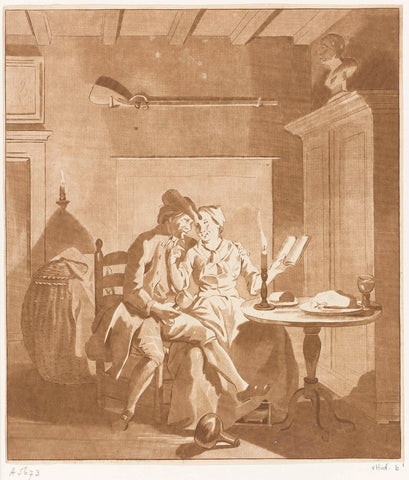 The discovered apparent virtue: Bely and Dirk, Benjamin Martini, 1777 - 1780 Canvas Print