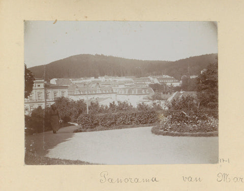 Panorama of Marienbad, Hendrik Herman van den Berg, in or after 1890 - in or before 1894 Canvas Print