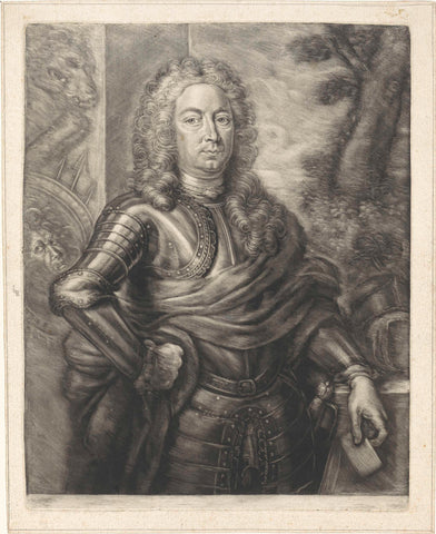 Portrait of Johan Raye van Breukelerwaard, Johannes van Vilsteren, 1740 Canvas Print