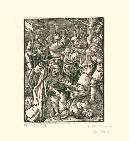 Imprisonment, Albrecht Dürer, 1509 Canvas Print