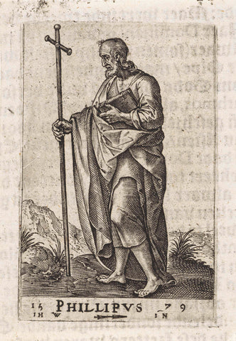 H. Filippus, Johannes Wierix (attributed to), 1609 Canvas Print