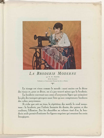 Art - Goût - Beauté, Feuillets de l' élégance féminine, Noël 1928, No. 100, 9e Année, p. 49, anonymous, 1928 Canvas Print