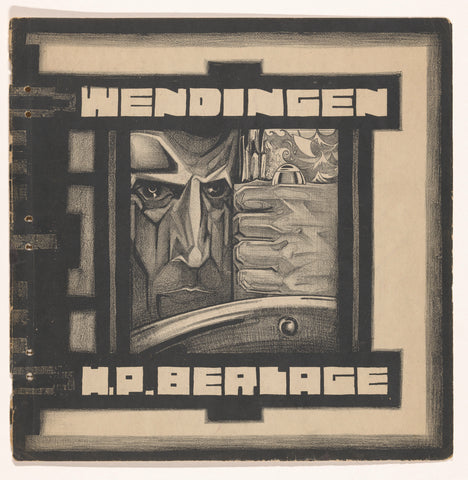 Front cover Wendingen 1920, Jac Jongert, 1920 Canvas Print