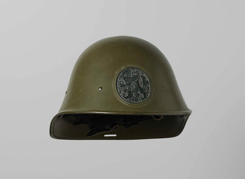 Helmet of the Dutch army, M 28 - 'New Model', United Tin Factories 'Verblifa', 1928 - 1939 Canvas Print