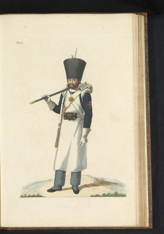 Sappeur, der Nationale Infanterie, Dirk Sluyter, 1823 Canvas Print