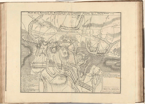 Battle of Malplaquet, 1709, Jacobus Harrewijn (attributed to), 1709 Canvas Print