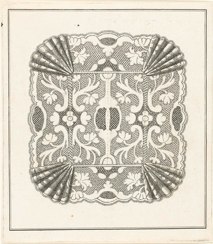 Kanten kraamkloppertje, ca. 1750, anonymous, 1774 - 1776 Canvas Print