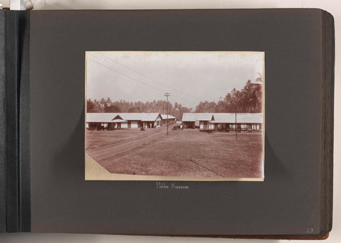 Police Barracks, anonymous, 1925 - 1931 Canvas Print