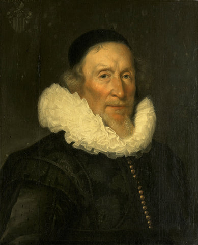 Portrait of Jacob Gerritsz van der Mij (1559/60-1635?), Joris van Schooten, 1630 Canvas Print