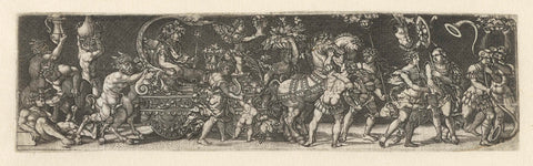 Triumph of Bacchus, Monogrammist AC (16th century) (attributed to), 1528 - 1555 Canvas Print