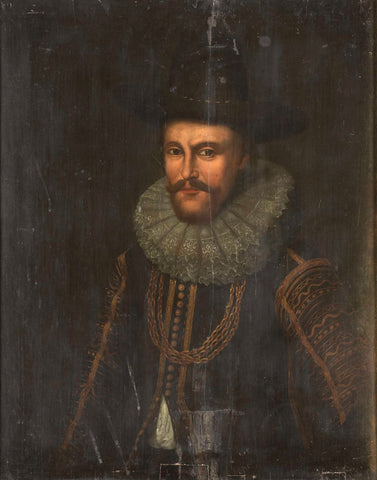 Portrait of Laurens Reael, Governor-General of the Dutch East Indies, anonymous, 1616 - 1675 Canvas Print