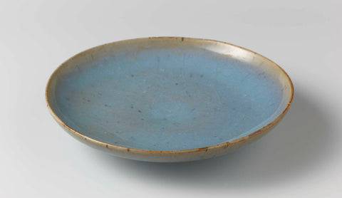 Dish with a lavender blue glaze, anonymous, c. 960 - c. 1279 Canvas Print