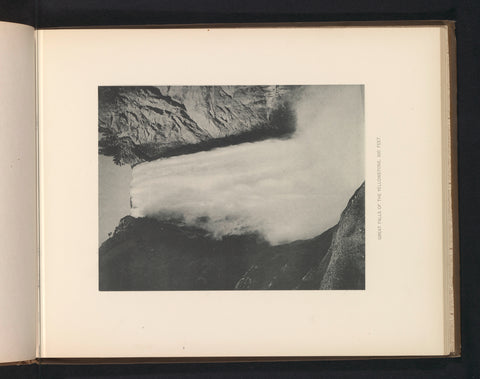 Great falls of the Yellowstone, 360 feet, Frank Jay Haynes, c. 1886 - in or before 1891 Canvas Print