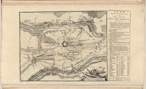 Siege of le Quesnoy, 1712, Jacobus Harrewijn, 1712 Canvas Print