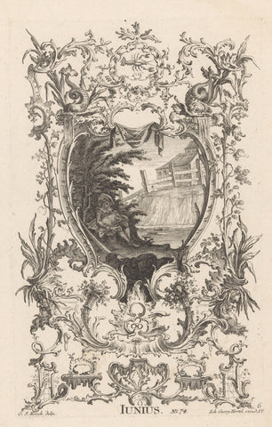 June, anonymous, 1705 - 1766 Canvas Print