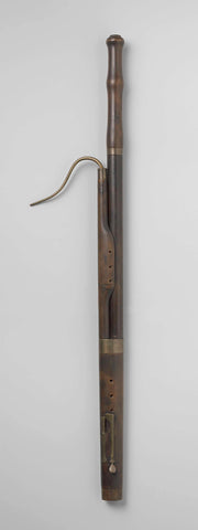 Bassoon, Johannes van de Knikker, c. 1780 - c. 1800 Canvas Print