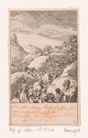 Fleeing Kalmyks, Daniel Nikolaus Chodowiecki, 1797 Canvas Print