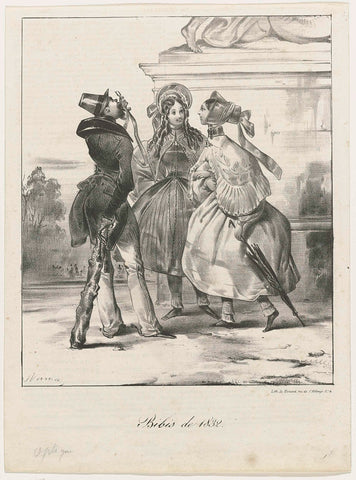 Bibis de 1832, Bénard, 1832 Canvas Print