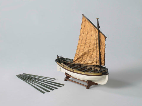 Model of a Lifeboat, A. Scheerboom, c. 1821 - c. 1827 Canvas Print