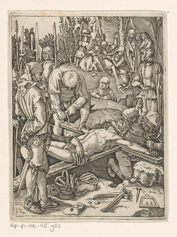 Kruisoprichting, Albrecht Dürer, 1511 - 1534 Canvas Print