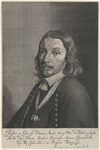 Portrait of Axel Urup, Albert Haelwegh, c. 1655 - c. 1659 Canvas Print