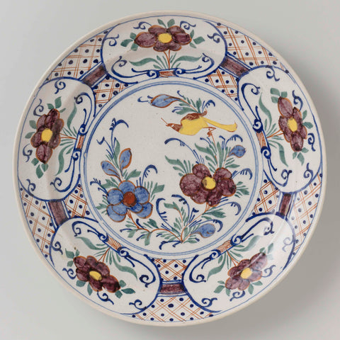 Dish, anonymous, c. 1750 - c. 1780 Canvas Print