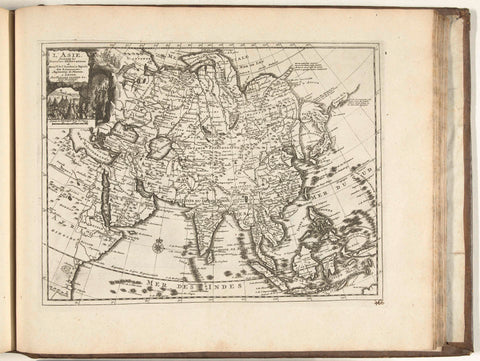 Map of Asia, 1726, anonymous, 1726 Canvas Print