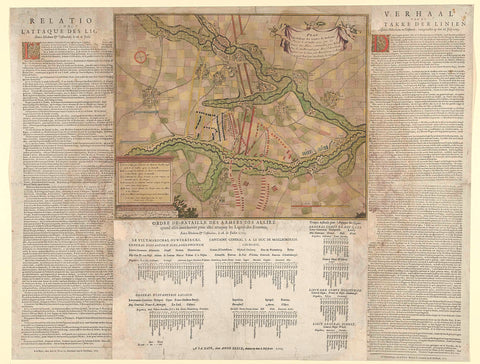 Breakthrough of the French lines in Brabant, 1705, Jan van Call (I), 1705 Canvas Print