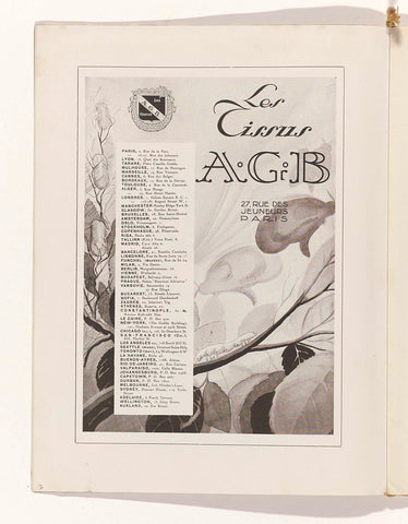 Art - Goût - Beauté, Feuillets de l'elegance feminine, Juin 1929, No. 106, 9th Anne, p.3, Charles Goy, 1929 Canvas Print