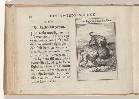 XXV Laet legghen dat hachjen, Roemer Visscher, 1614 Canvas Print