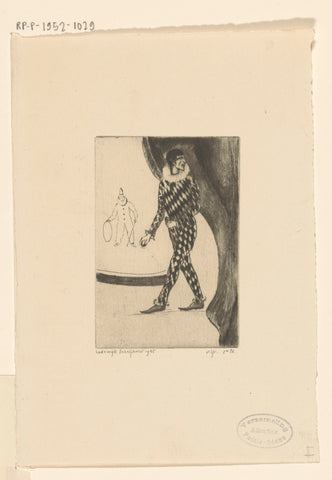 Harlequin, Louis Schelfhout, 1925 Canvas Print