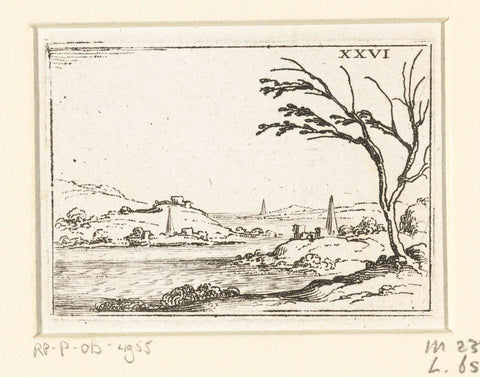 The Nile in Egypt, Jacques Callot, 1646 Canvas Print