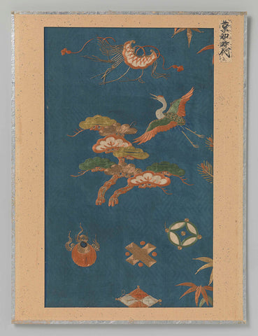 Fragment of textiles, anonymous, 1801 - 1804 Canvas Print