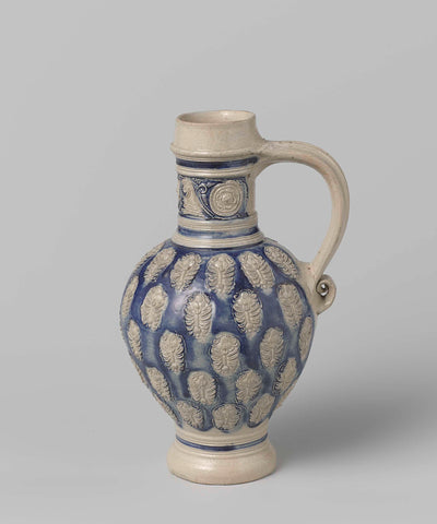 Jug with medallions, anonymous, c. 1650 - c. 1699 Canvas Print