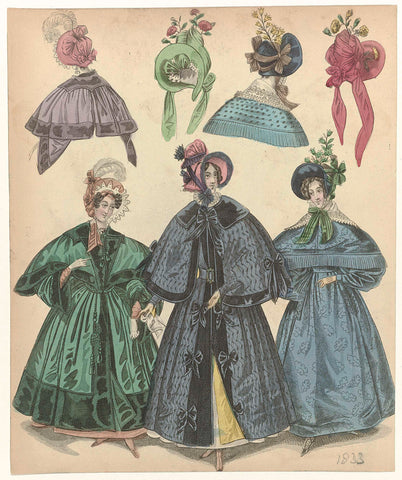 The World of Fashion, 1833, anonymous, 1833 Canvas Print