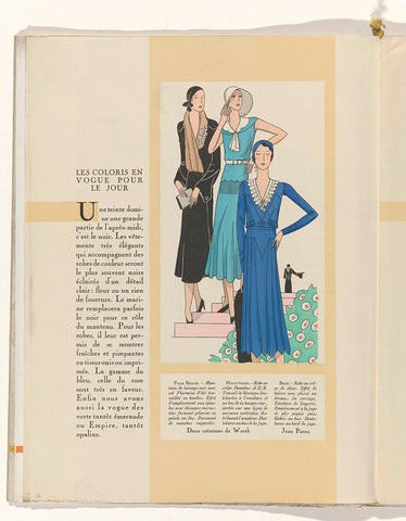 Art - Goût - Beauté, Feuillets de l' elegance féminine, May 1931, No. 129, 11th Year, p. 16, anonymous, 1931 Canvas Print