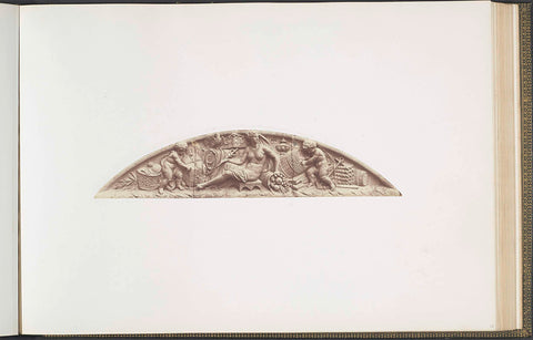 Plaster models for sculptures at the Palais du Louvre, Édouard Denis Baldus, c. 1855 - c. 1857 Canvas Print