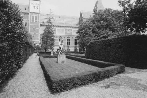 Garden with picture, 1990 Canvas Print